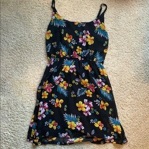 Spaghetti strap flower dress
